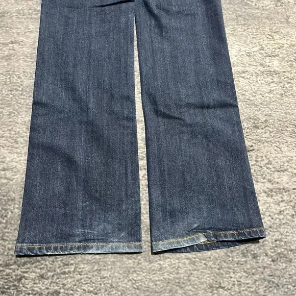 Seven7 Jeans Womens 30x34 Blue Low Rise Bootcut Flare Western Hippie Y2K - Picture 5 of 16